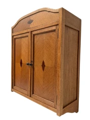 Art Deco Amsterdamse School Wall Cabinet by 't Woonhuys Amsterdam, 1920s